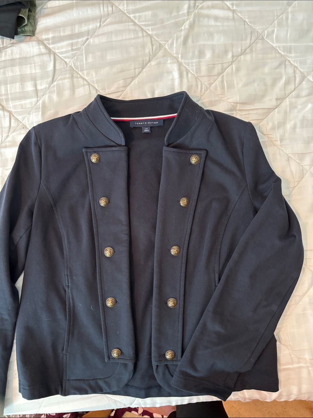 Military style short jacket